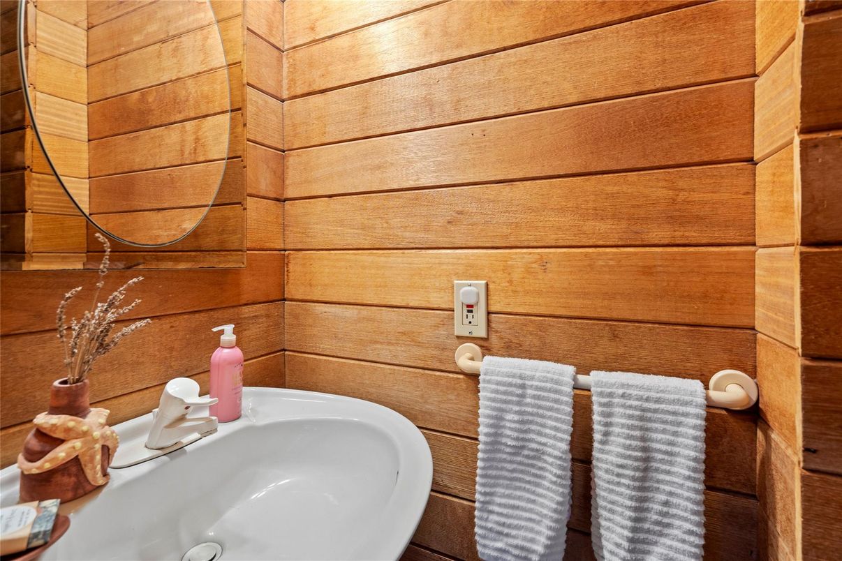 Bathroom, Interior, Wooden Walls