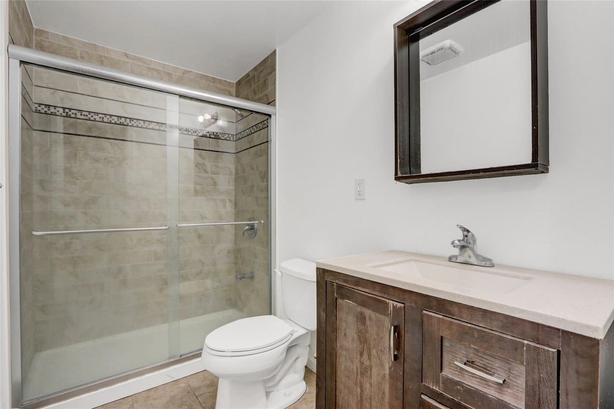 Bathroom, Glass Shower, Interior