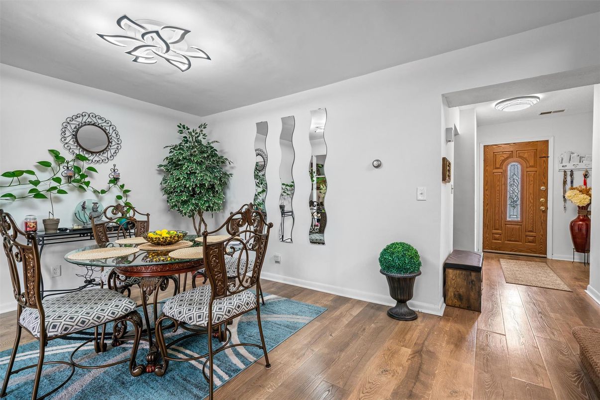 Dining room, Interior, Wood Texture Flooring