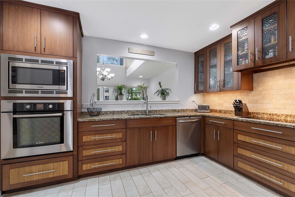 Interior, Kitchen, Recessed Lighting, Stainless Steel Appliances