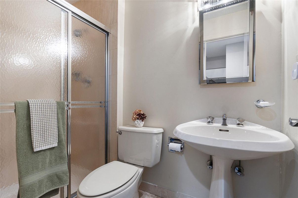 Bathroom, Glass Shower, Interior