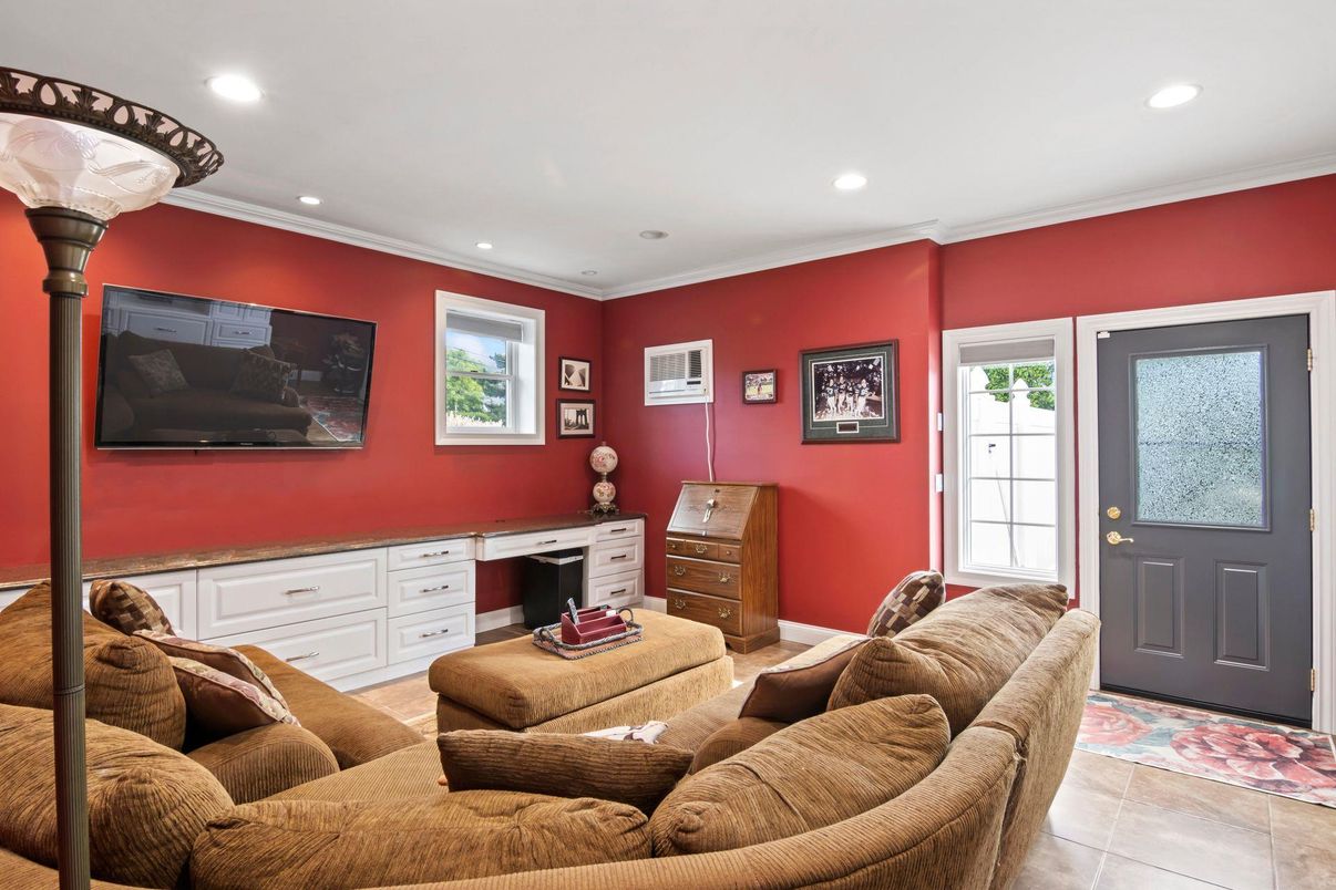Interior, Living room, Recessed Lighting