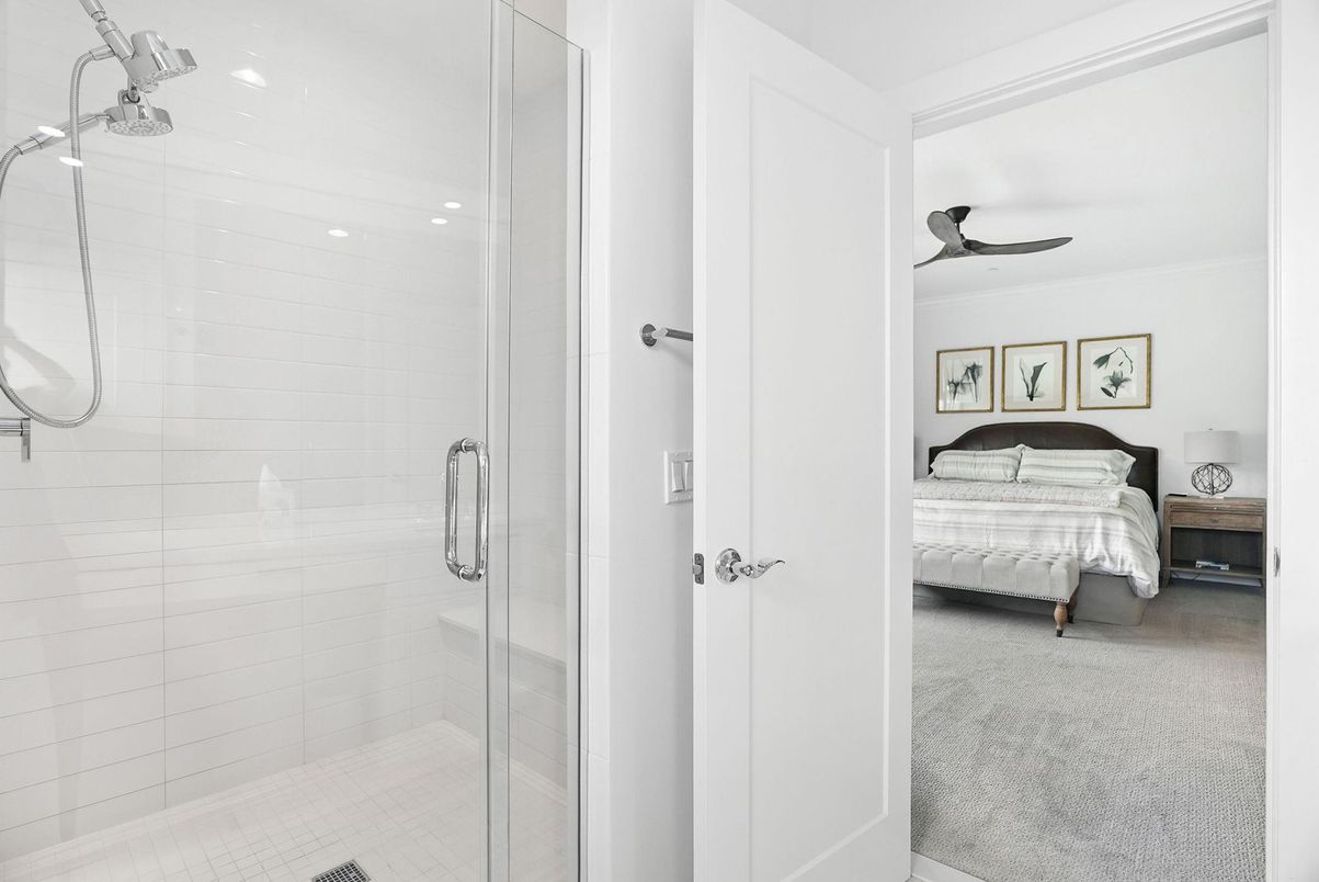 Bathroom, Bedroom, Glass Shower, Interior