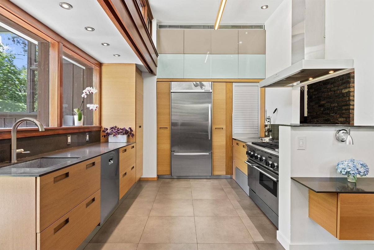 Interior, Kitchen, Recessed Lighting, Stainless Steel Appliances