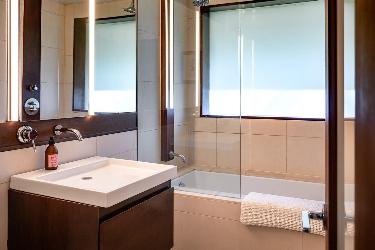 Bathroom, Glass Shower, Interior
