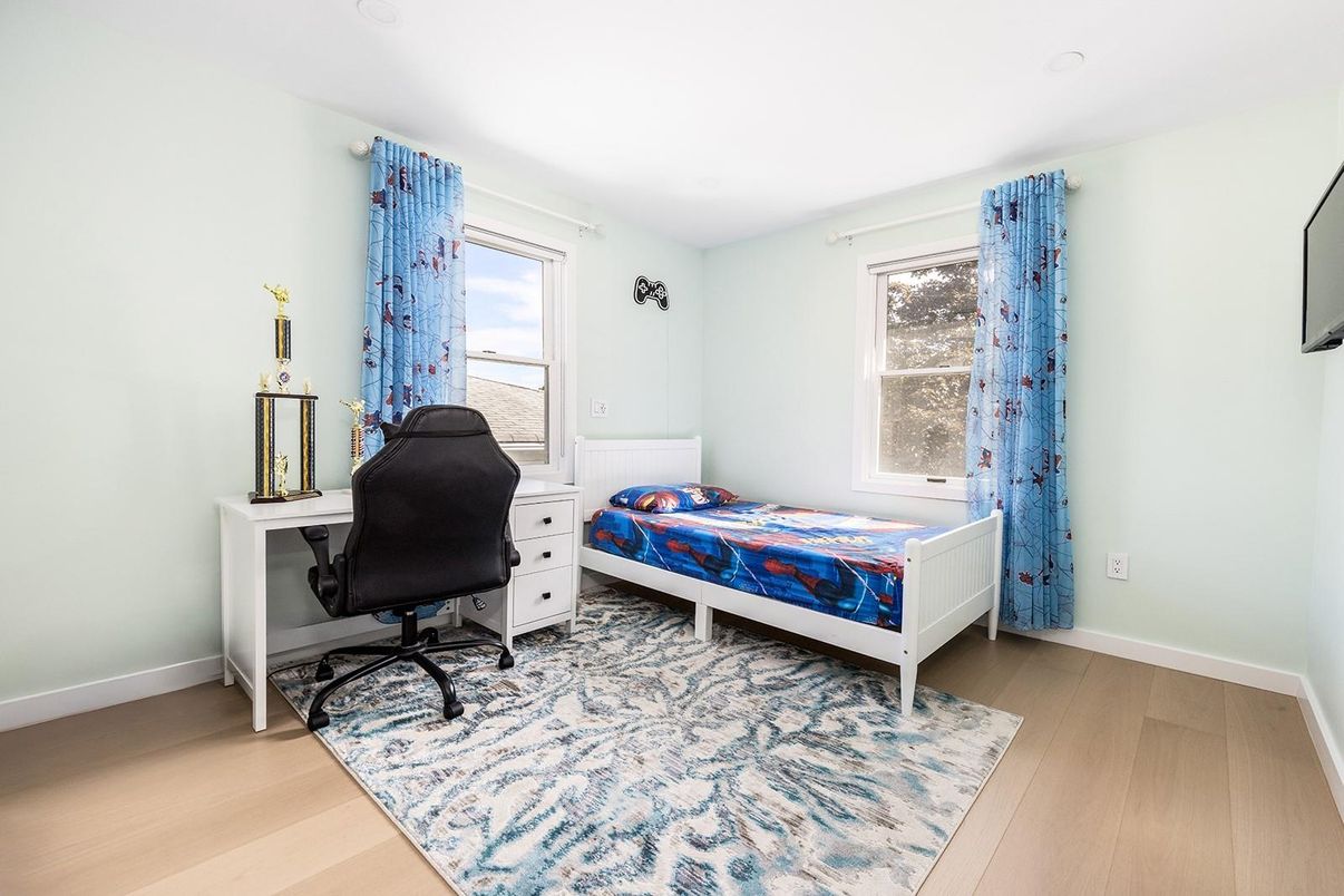 Bedroom, Home Office, Interior, Wood Texture Flooring