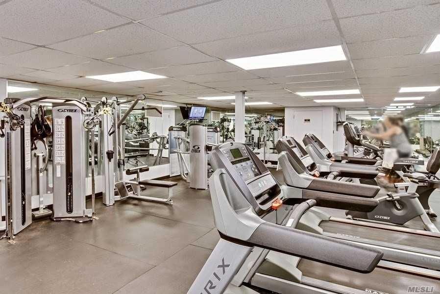 Fitness Equipment, Gym, Interior, Recessed Lighting