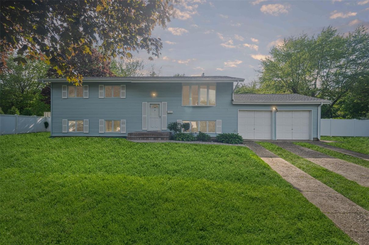 Attached, Backyard, Exterior, Facade, Raised Ranch