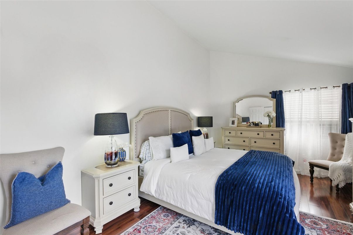Bedroom, Interior, Wood Texture Flooring