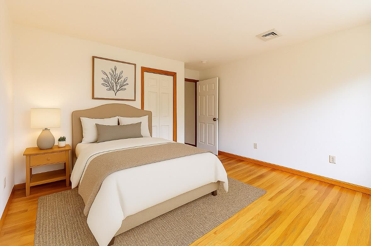 Bedroom, Interior, Wood Texture Flooring