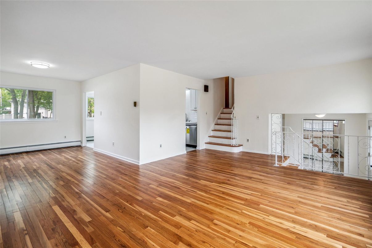 Empty room, Interior, Wood Texture Flooring