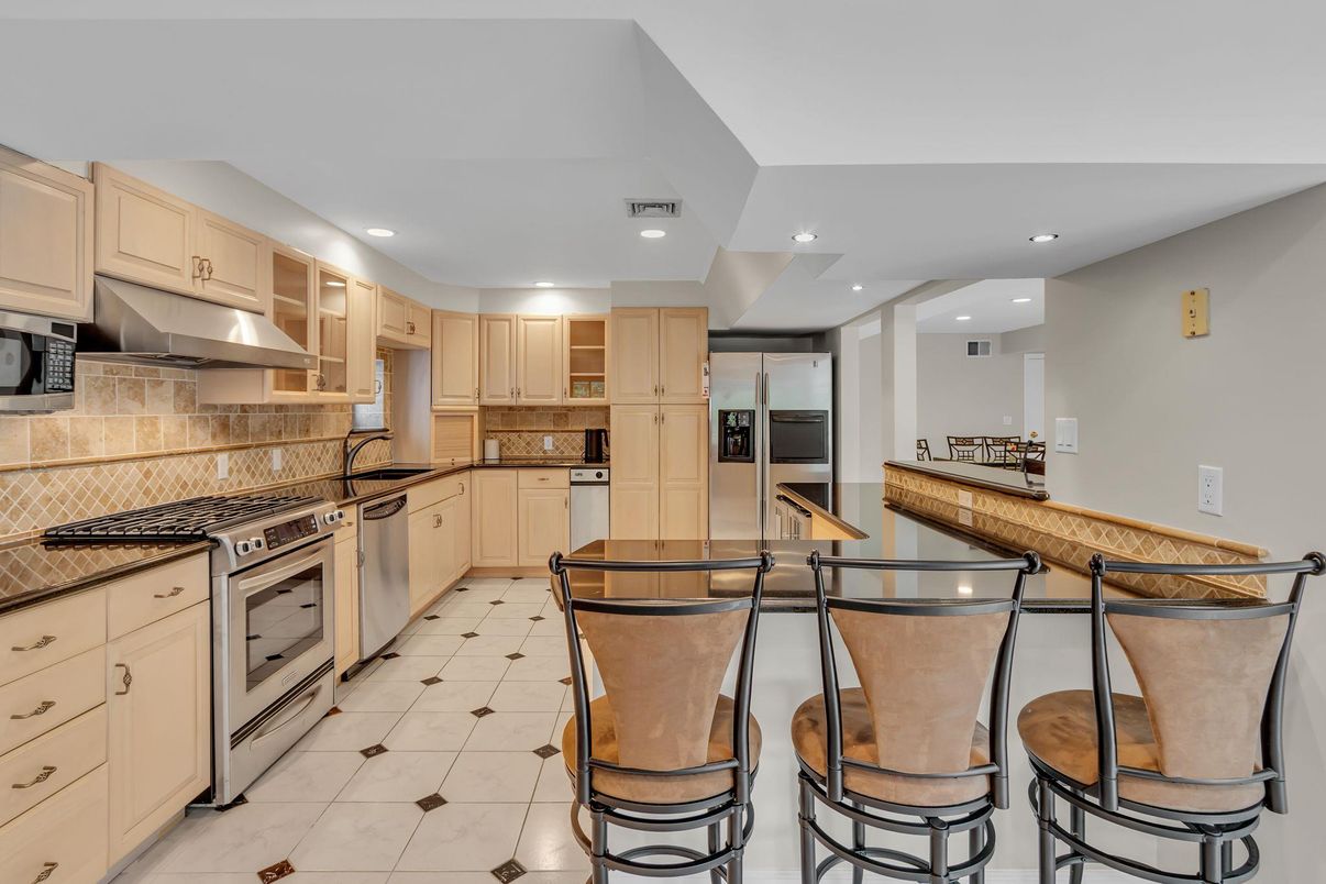 Interior, Kitchen, Recessed Lighting, Stainless Steel Appliances