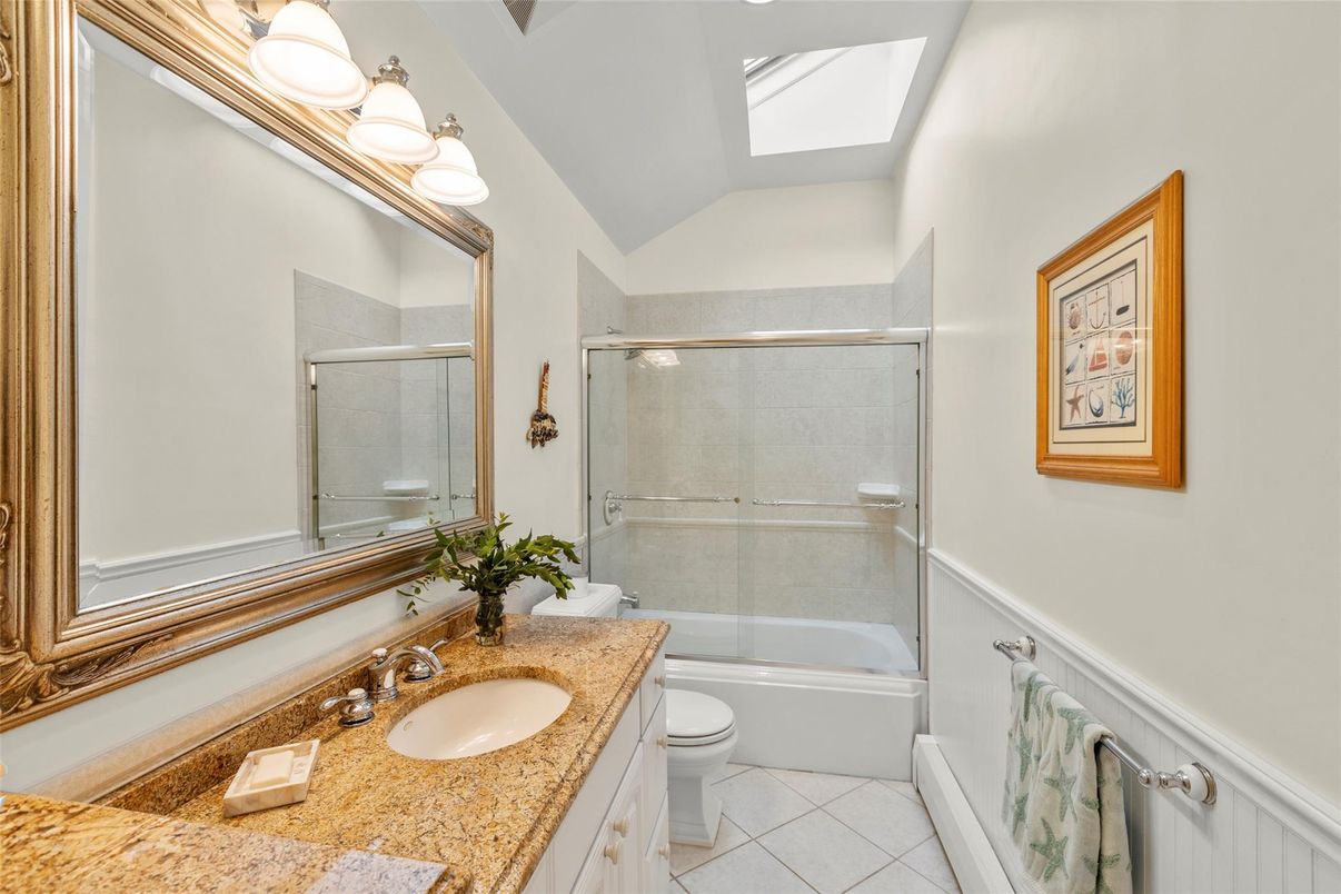 Bathroom, Dual Sink Vanities, Glass Shower, Interior