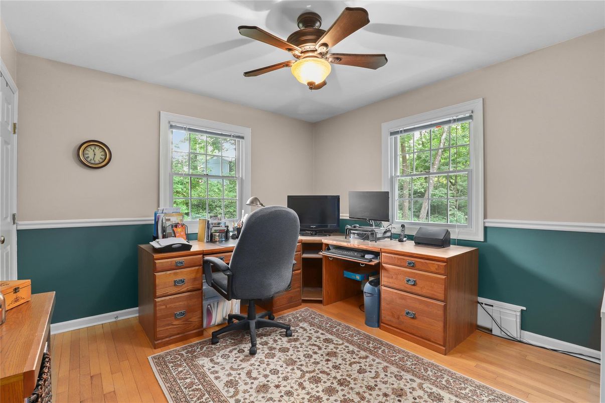 Home Office, Interior, Wood Texture Flooring