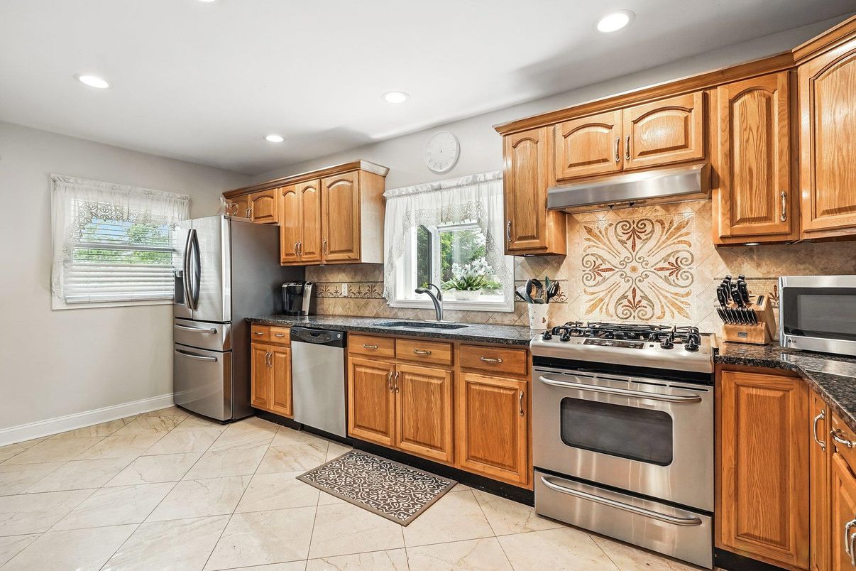 Interior, Kitchen, Recessed Lighting, Stainless Steel Appliances