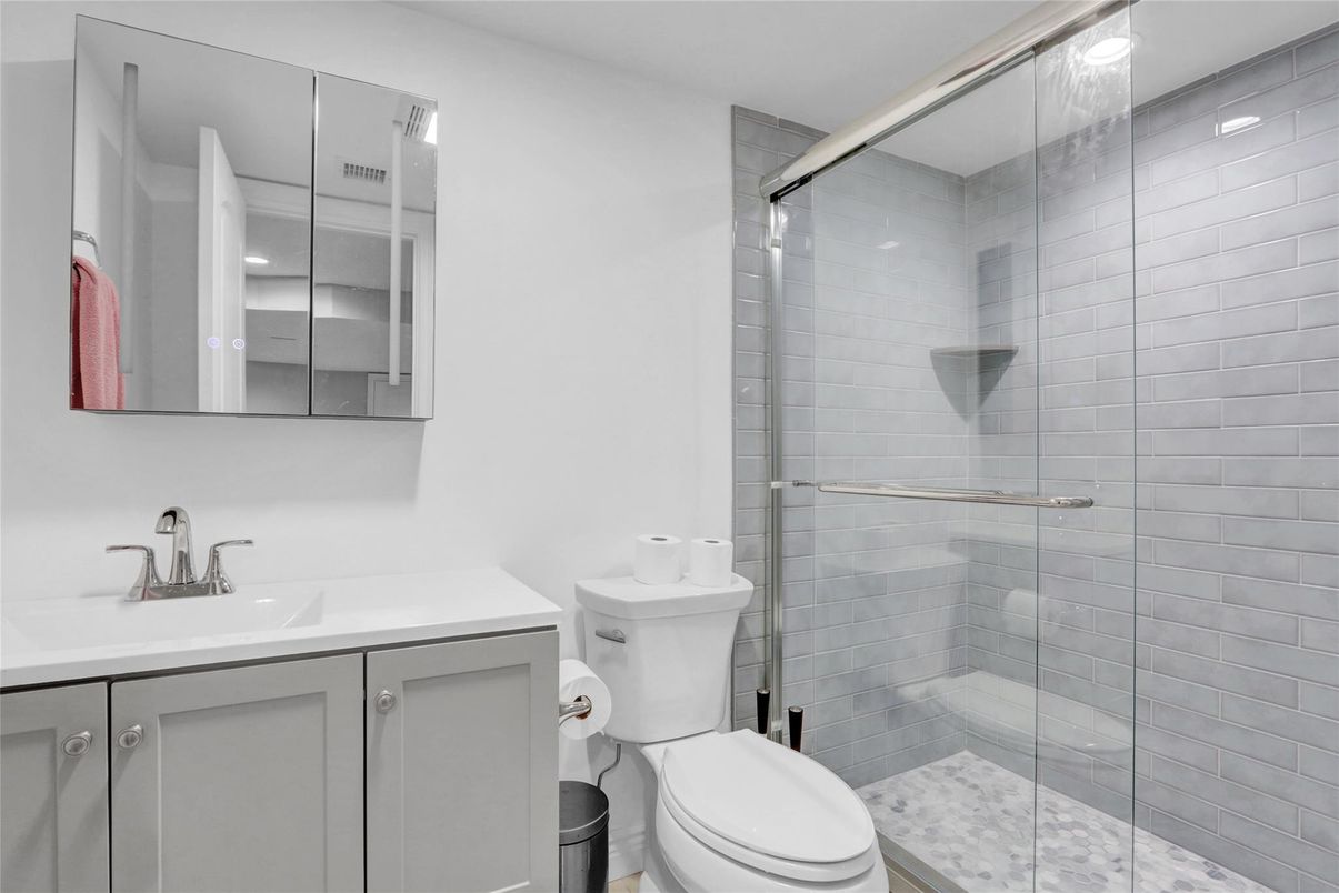 Bathroom, Glass Shower, Interior