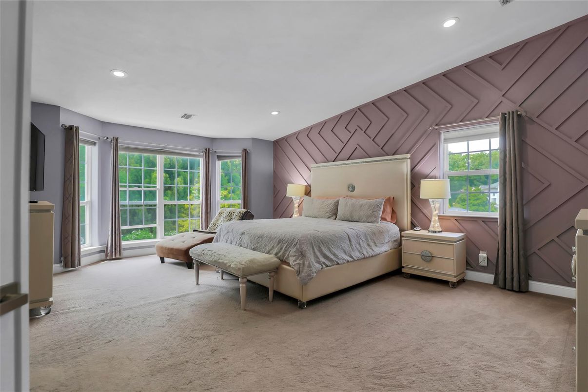 Bedroom, Interior, Recessed Lighting