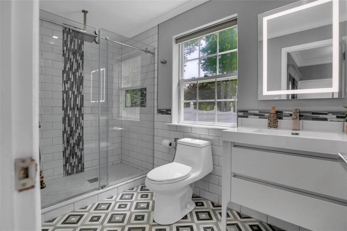 Bathroom, Glass Shower, Interior
