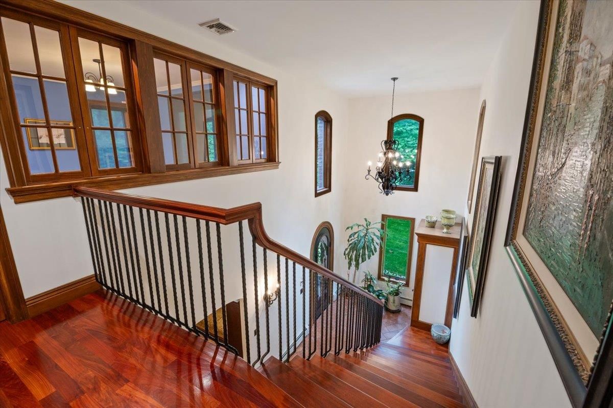 Chandelier, Interior, Wood Texture Flooring