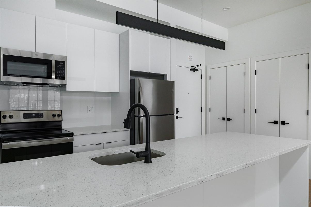 Interior, Kitchen, Recessed Lighting, Stainless Steel Appliances