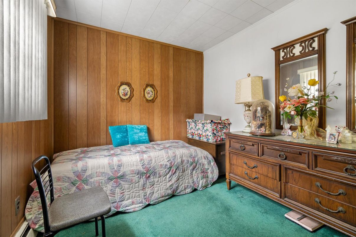 Bedroom, Interior, Wooden Walls