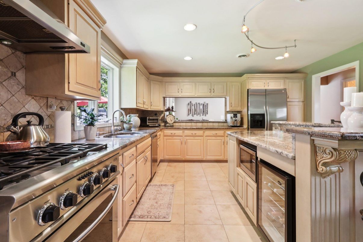 Interior, Kitchen, Recessed Lighting, Stainless Steel Appliances