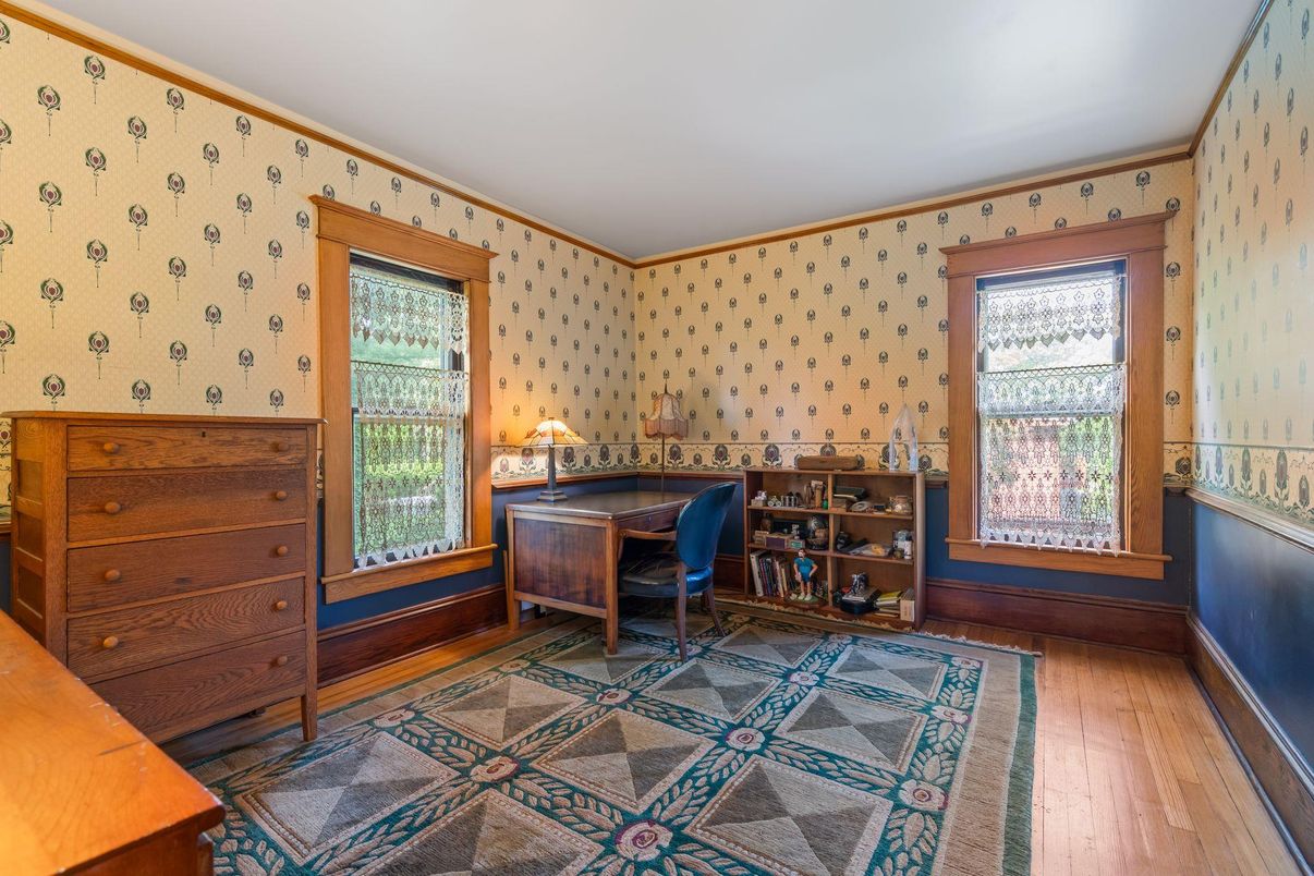 Home Office, Interior, Wood Texture Flooring