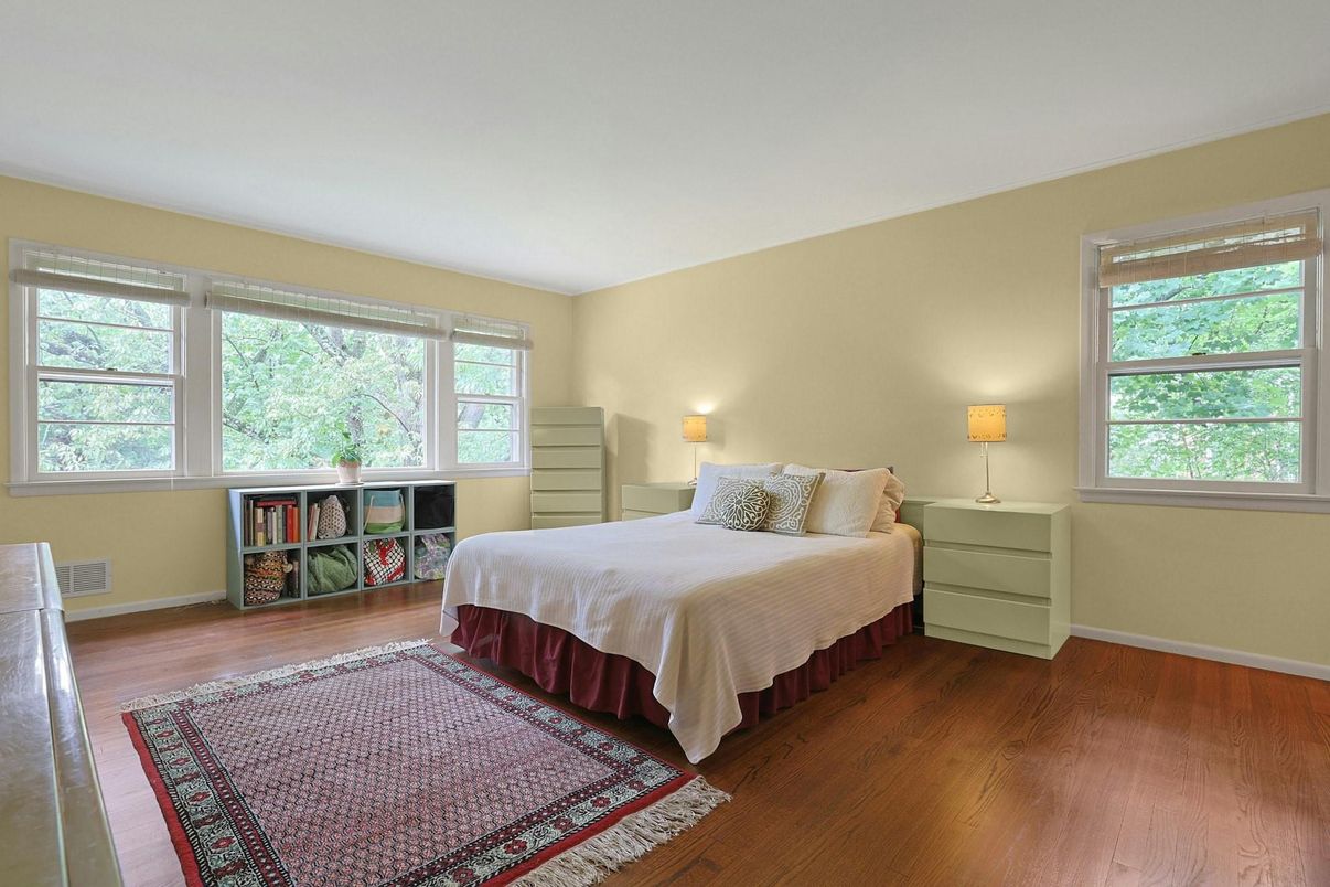Bedroom, Interior, Wood Texture Flooring
