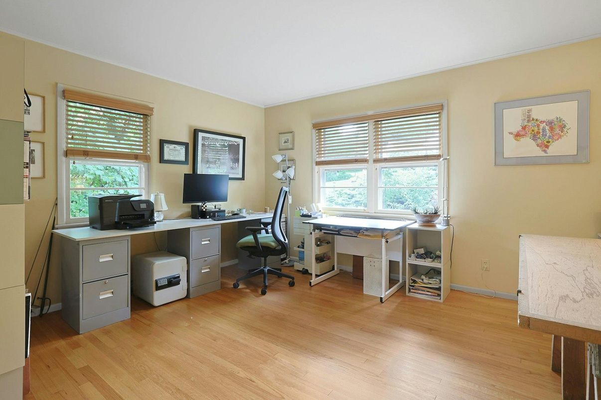 Home Office, Interior, Wood Texture Flooring