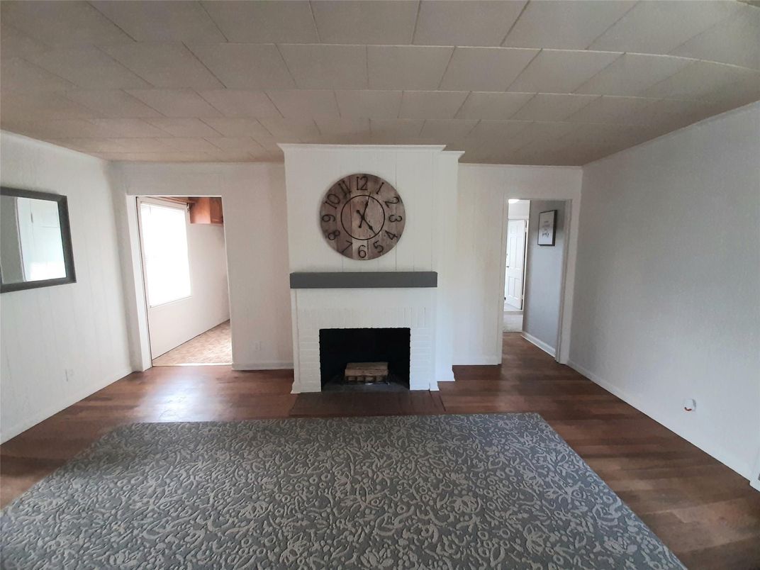 Fireplace, Interior, Wood Texture Flooring