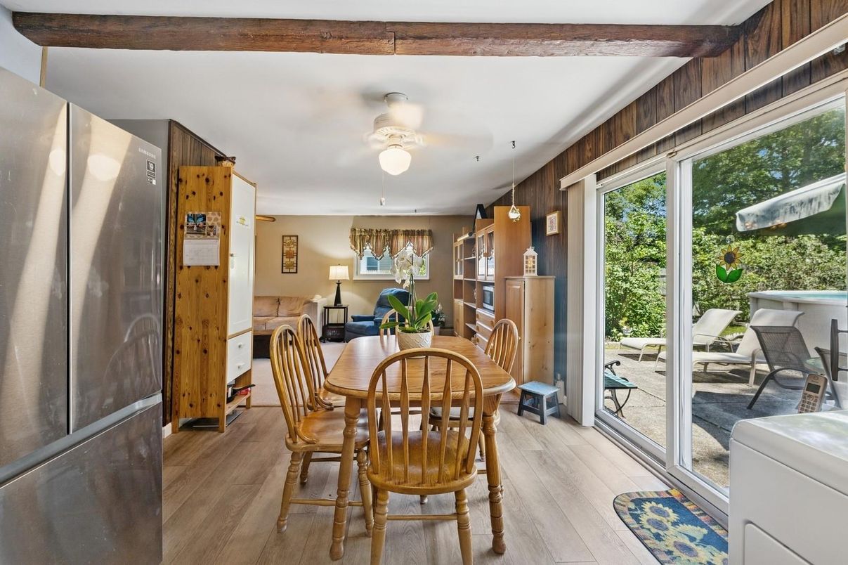 Dining room, Interior, Wood Texture Flooring