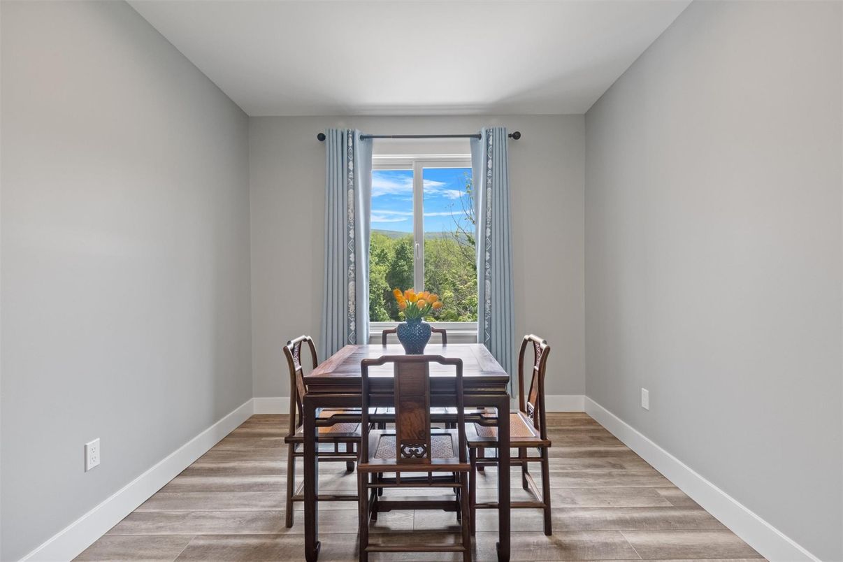 Dining room, Interior, Wood Texture Flooring