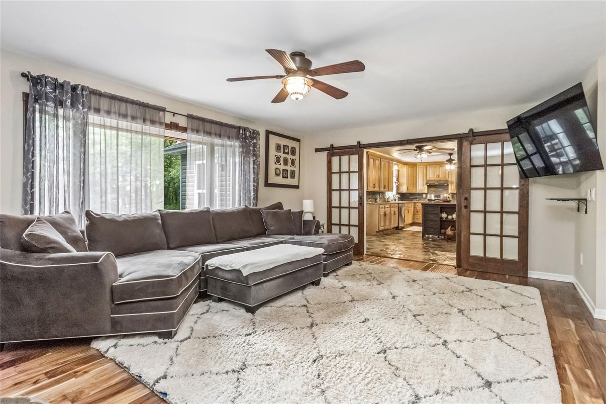 Interior, Kitchen, Living room, Wood Texture Flooring