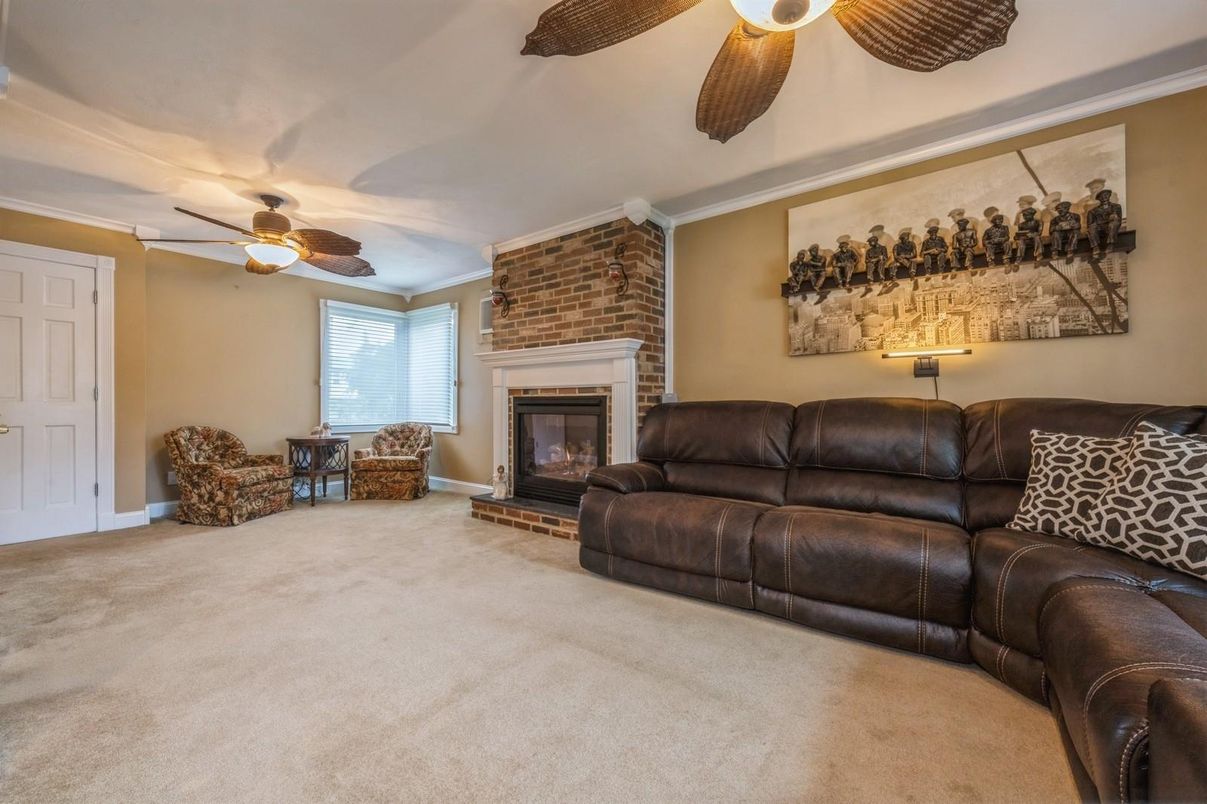 Fireplace, Interior, Living room, Stone Walls