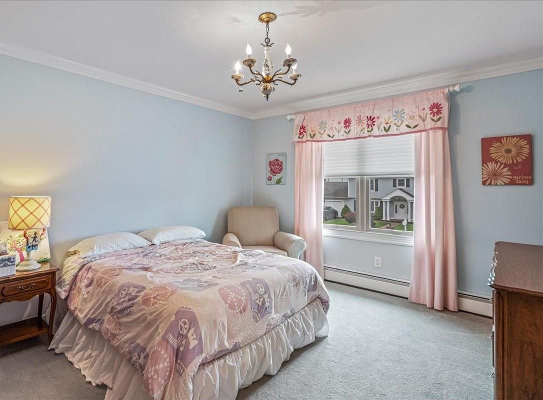 Bedroom, Chandelier, Interior