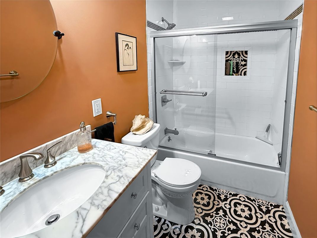 Bathroom, Glass Shower, Interior