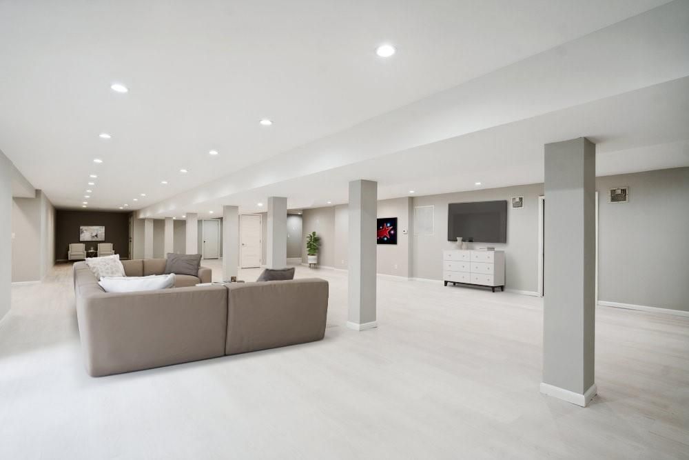 Interior, Living room, Recessed Lighting