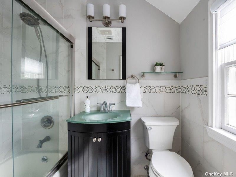 Bathroom, Glass Shower, Interior, Marble Walls