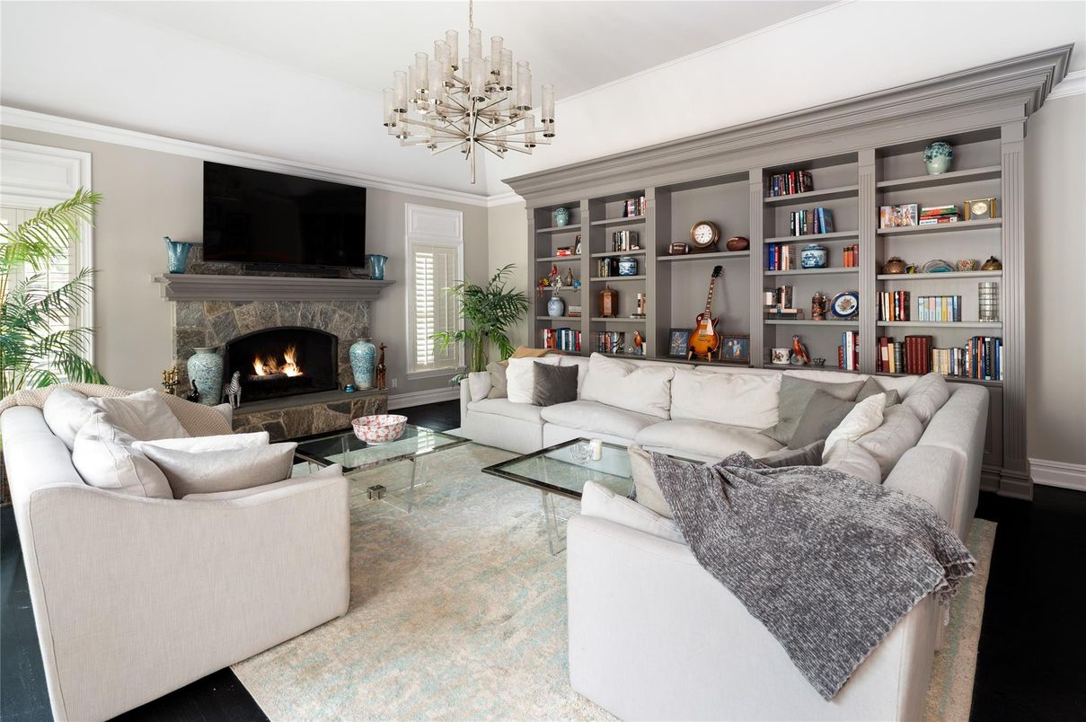 Fireplace, Interior, Living room, Pendant Lights