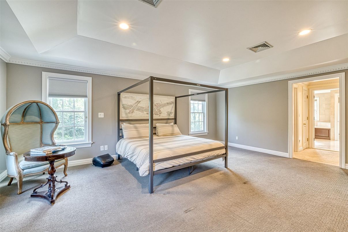 Bedroom, Interior, Recessed Lighting