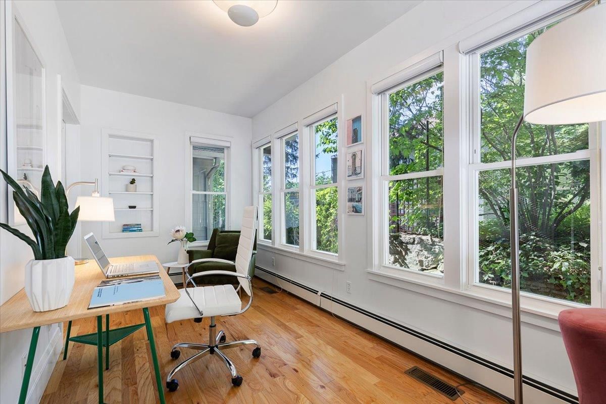 Home Office, Interior, Wood Texture Flooring