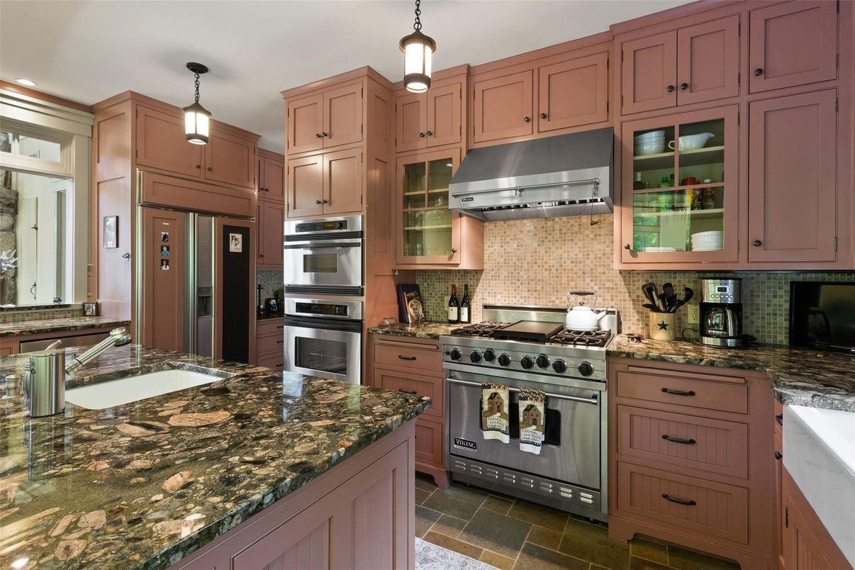 Interior, Kitchen, Pendant Lights, Stainless Steel Appliances