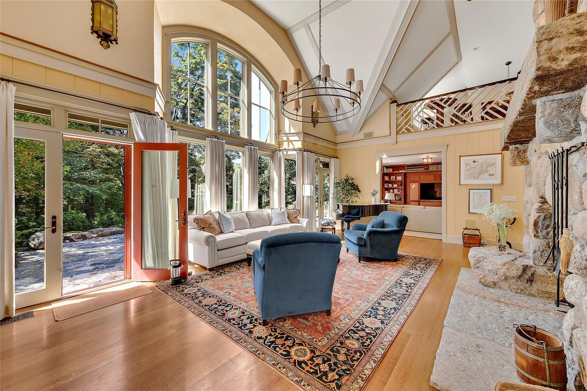 Chandelier, Fireplace, Interior, Living room, Wood Texture Flooring