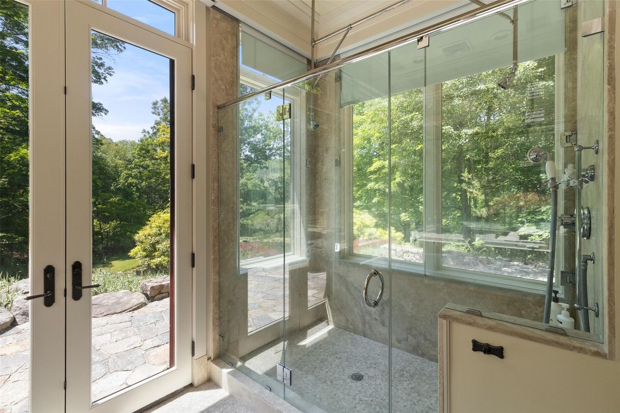 Bathroom, Glass Shower, Interior, Sun Room