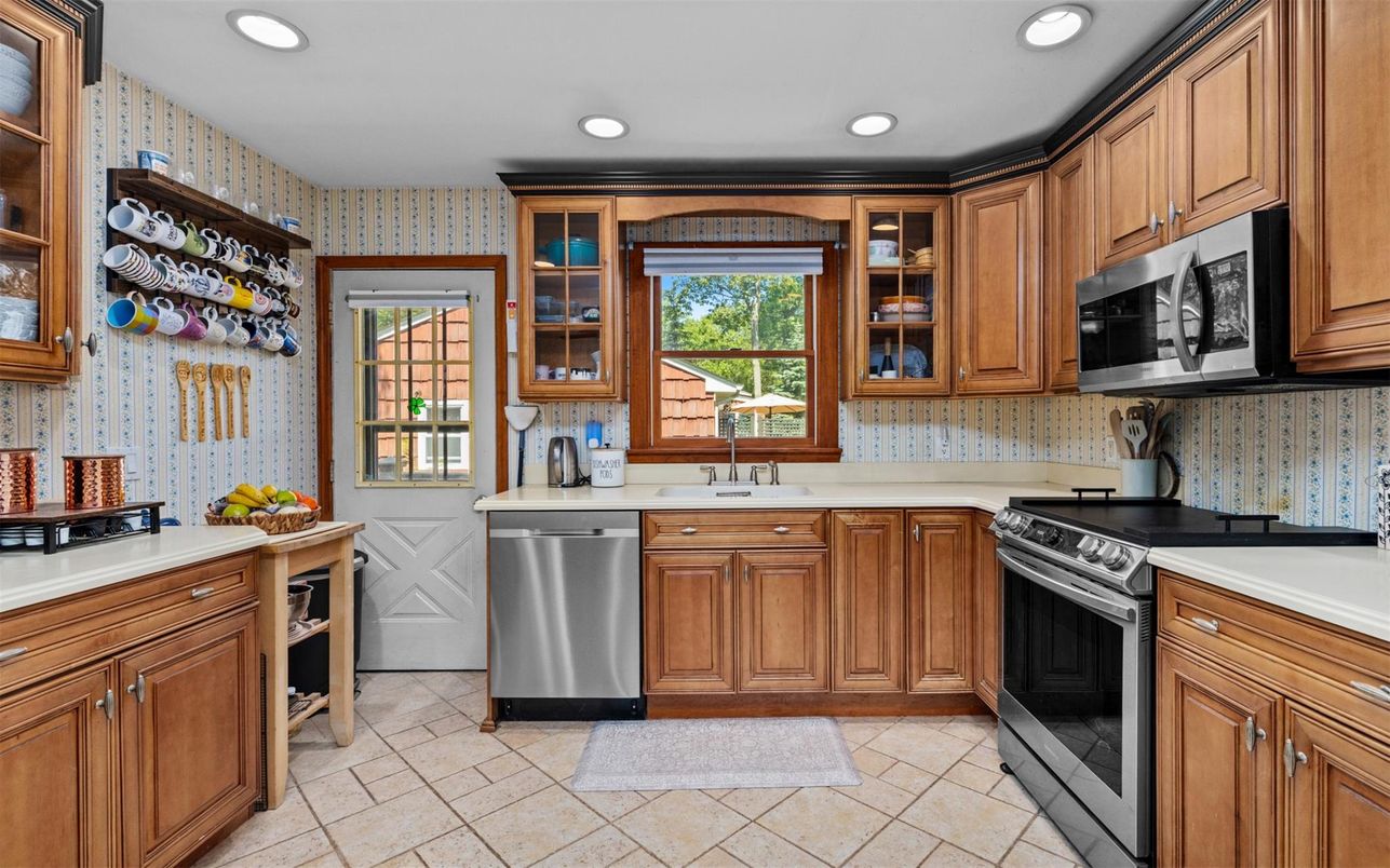 Interior, Kitchen, Recessed Lighting, Stainless Steel Appliances