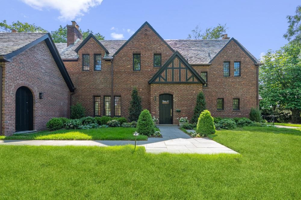 Backyard, Exterior, Facade, Brick Facade, Tudor Revival