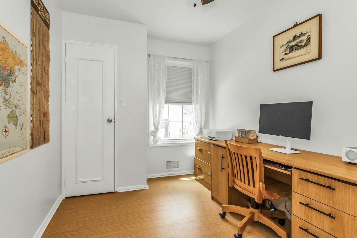 Home Office, Interior, Wood Texture Flooring