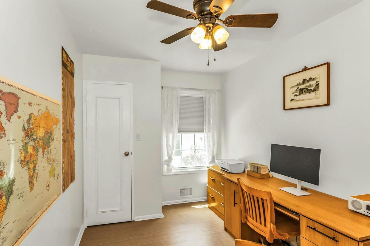 Home Office, Interior, Wood Texture Flooring