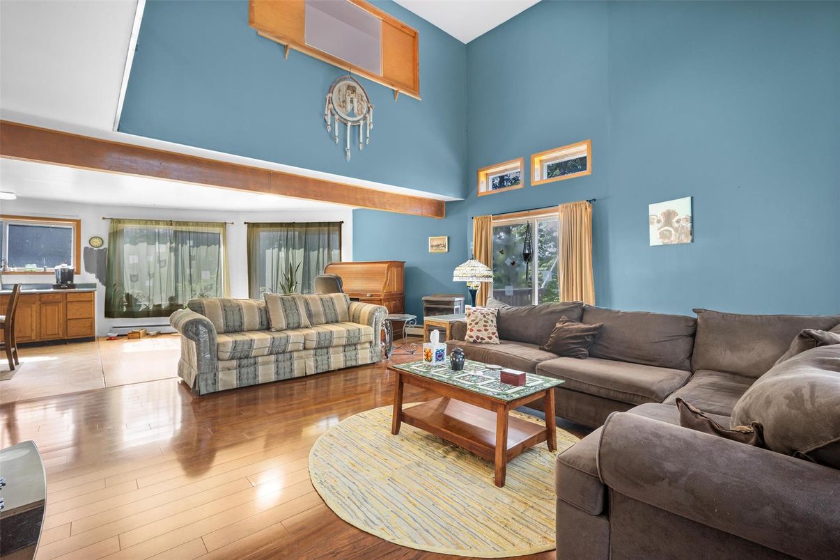 Interior, Living room, Wooden Beams, Wood Texture Flooring
