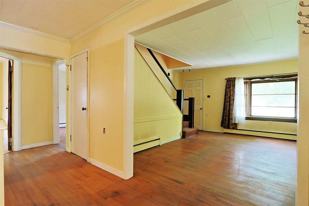 Empty room, Interior, Wood Texture Flooring